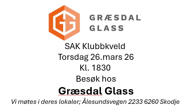 Artikkelbilde til artikkelen SAK Klubbkveld 26.mars 26