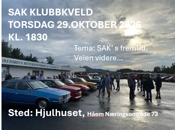 Artikkelbilde til artikkelen Klubbkveld 29.oktober 26 kl. 1830
