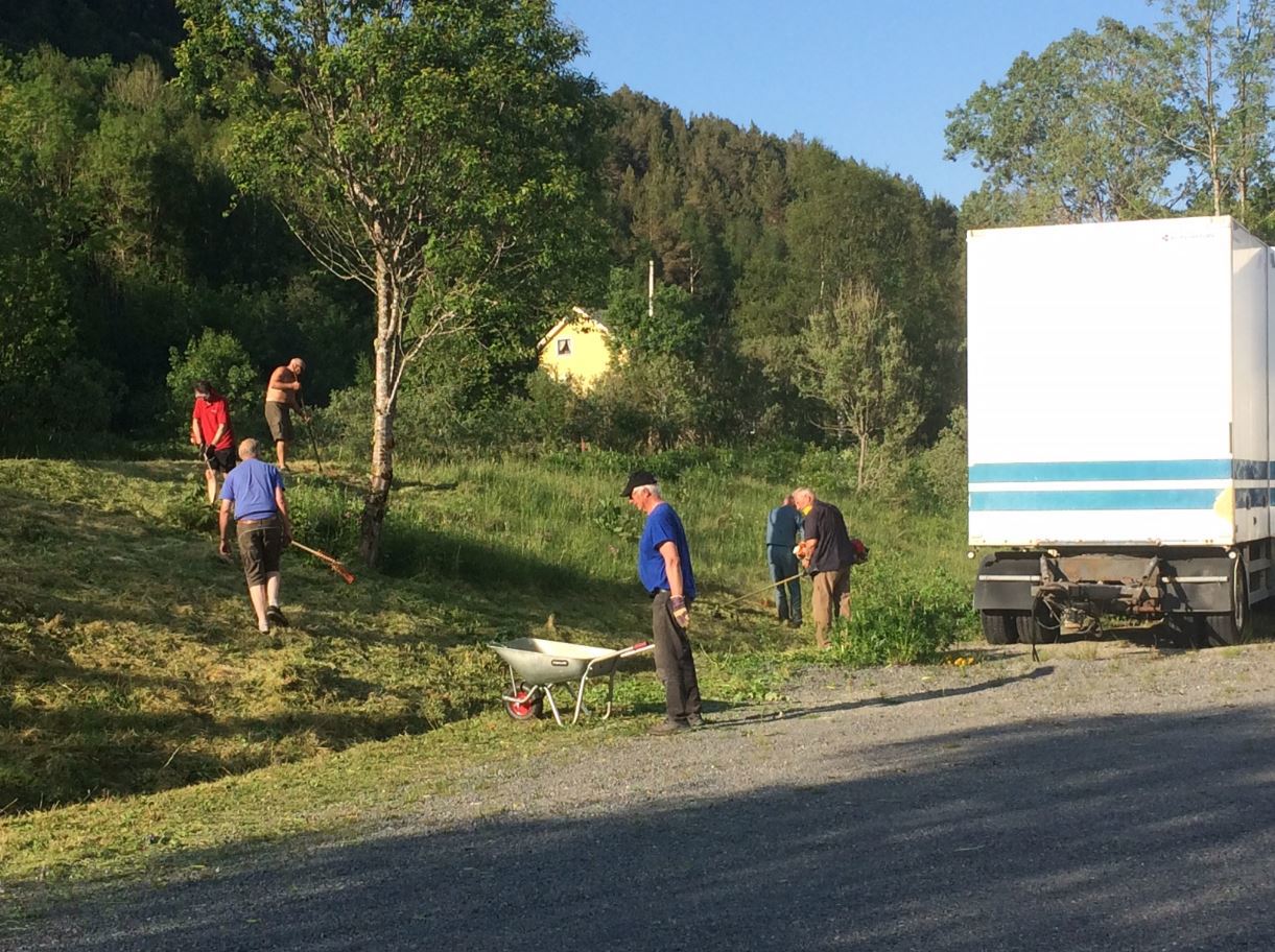 Dugnad 30 mai "vel blåst"